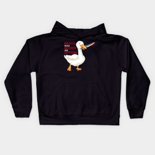 Peace Was Never An Option Goose Kids Hoodie